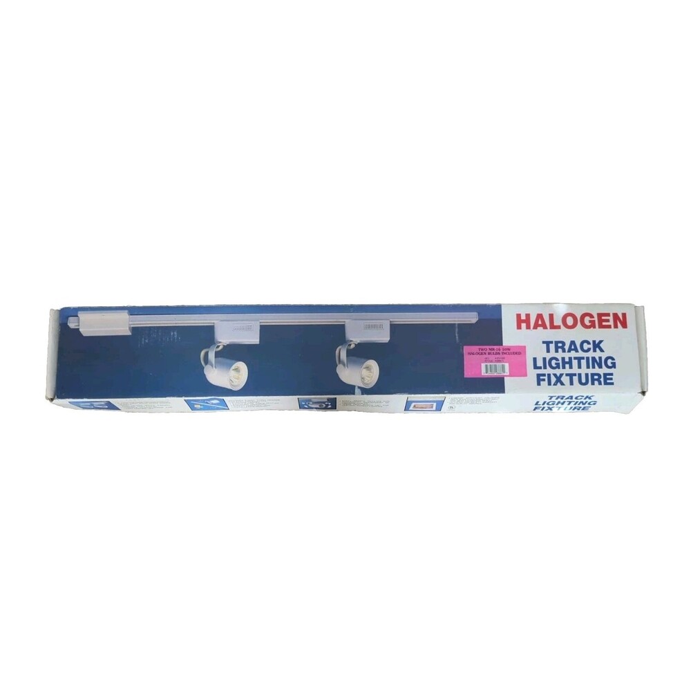 HALOGEN -  Track Lighting Fixture - 50W - TWO MR-16